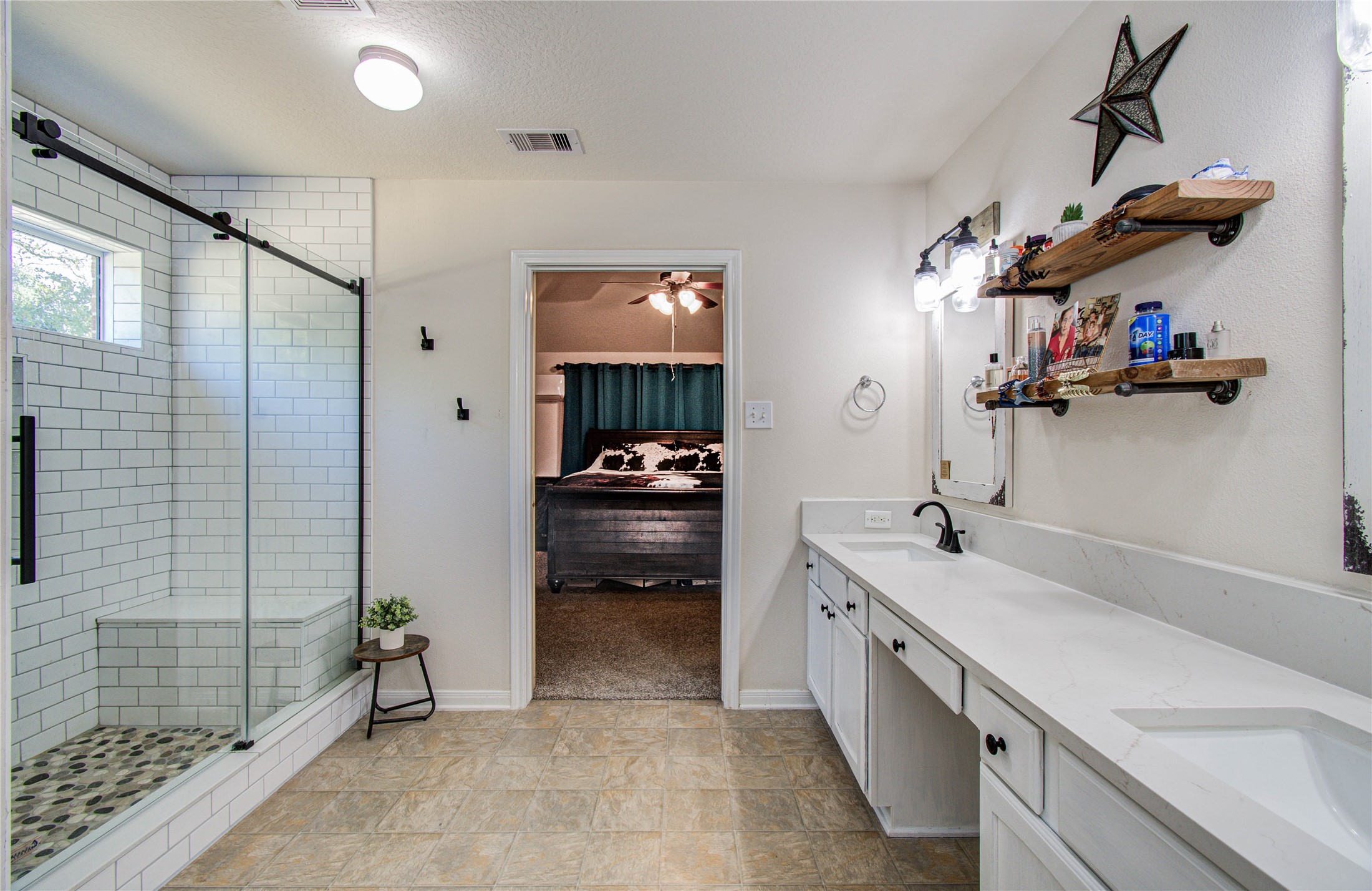 1779 County Road 151 Columbus, TX 78934 - Photo 17 of 47 a kitchen with a refrigerator and a sink