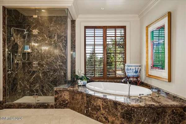 a view of a city with tall buildings