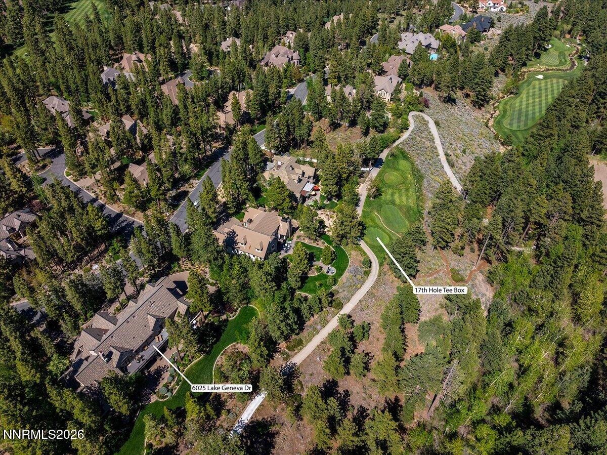 6025 Lake Geneva Drive Reno, NV 89511 - Photo 72 of 72 an aerial view of residential houses with outdoor space and trees