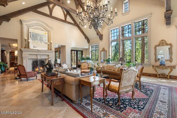 a outdoor space with furniture