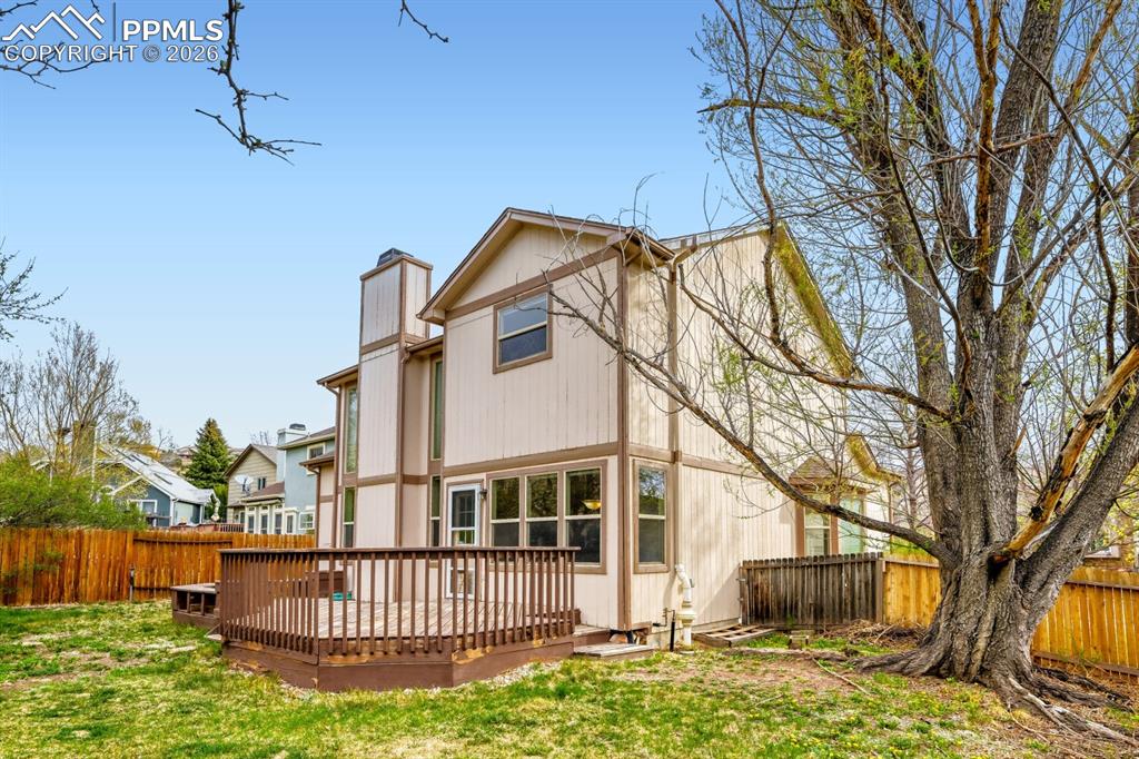 7215 Native Circle Colorado Springs, CO 80919 - Photo 29 of 30 a view of a house with a yard