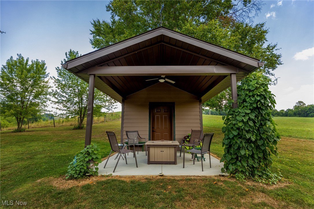55901 Deep Run Road Martins Ferry, OH 43935 - Photo 11 of 50 View of outbuilding with a fire pit