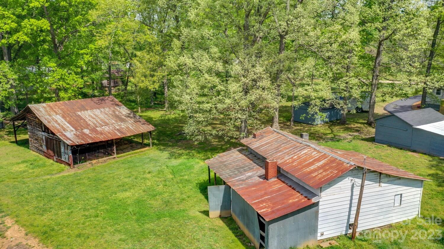 570 Crescent Road Rockwell, NC 28138 - Photo 5 of 28 an aerial view of a house with backyard