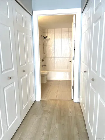 a view of a tall building