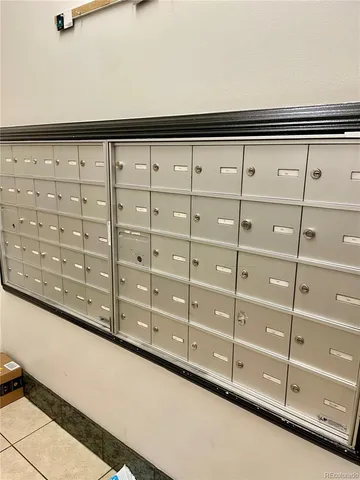 a close up of a door