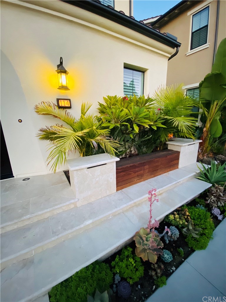 114 Joshua Tree Irvine, CA 92620 - Photo 5 of 73 a potted plant sitting on the side of a building