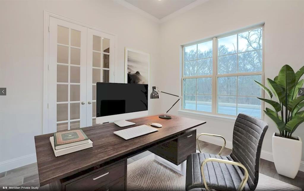 8211 Agarito Way Dallas, TX 75252 - Photo 27 of 34 a view of a workspace with furniture and a window