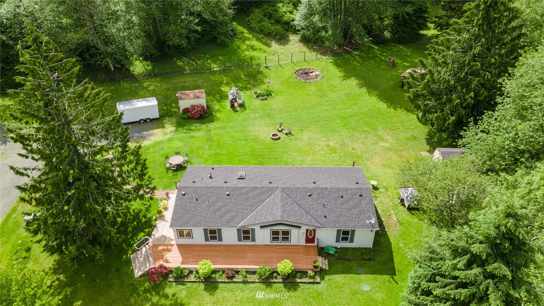 16227 OK Mill Road Snohomish, WA 98290 - Photo 36 of 38 an aerial view of a house