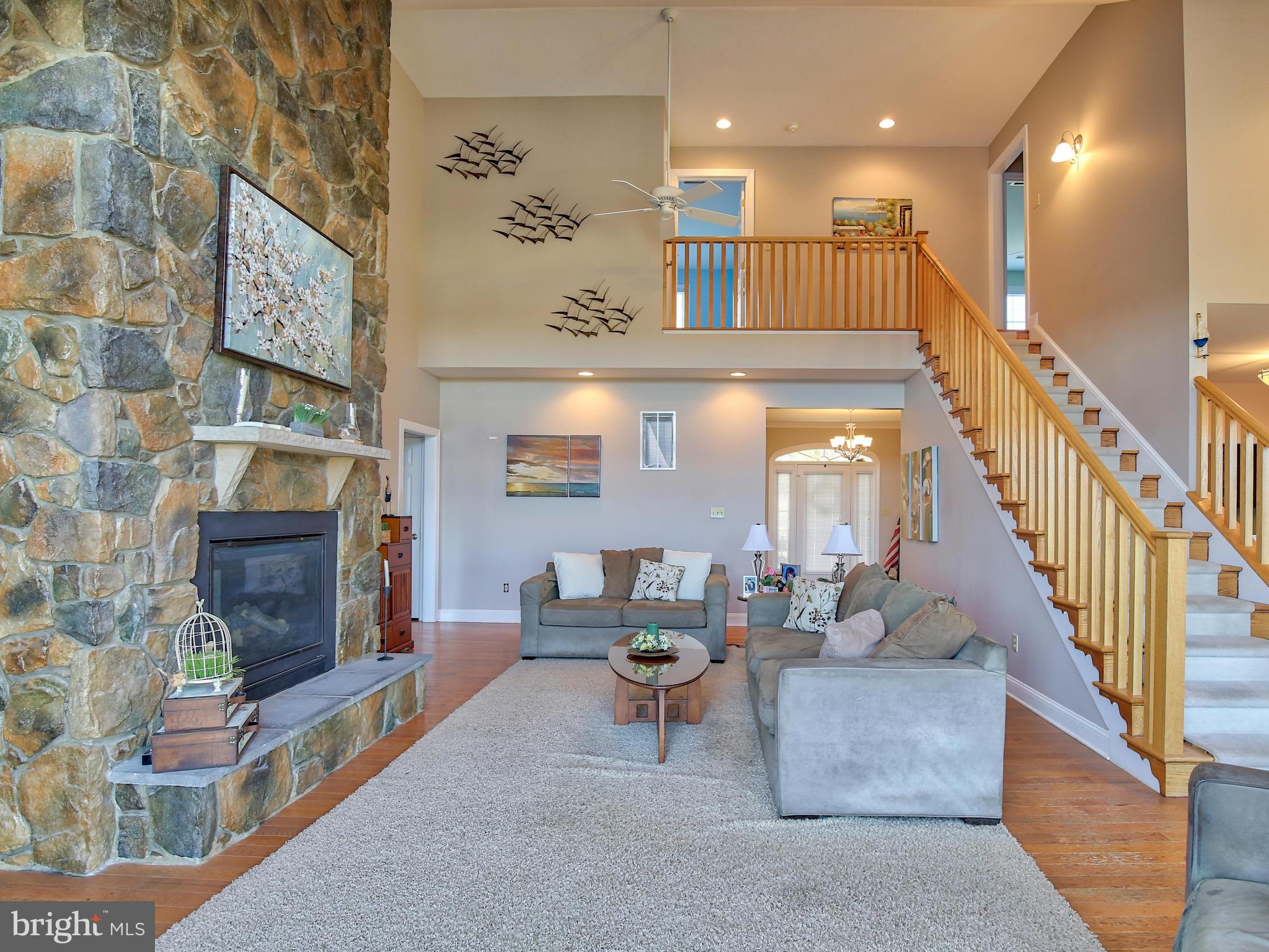 461 Fletcher Road Gore, VA 22637 - Photo 8 of 51 Stone gas fireplace in Great Room
