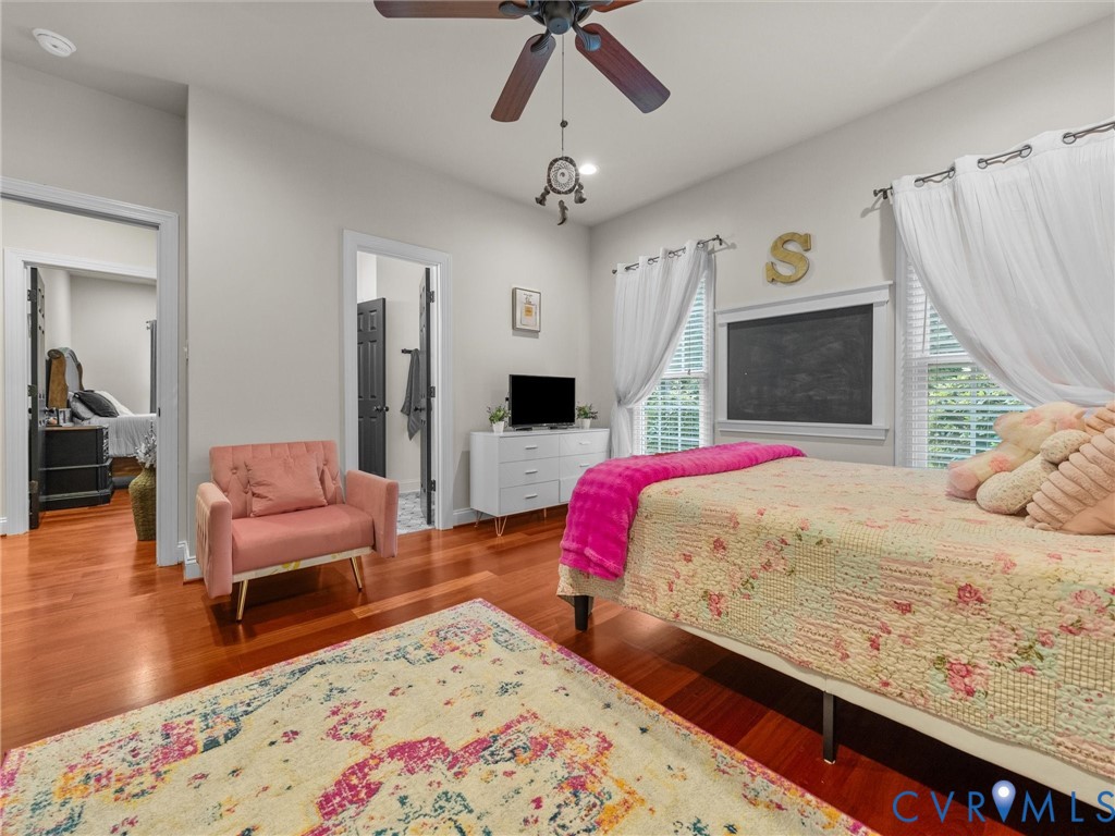 12710 Ivey Mill Road Chesterfield, VA 23838 - Photo 38 of 57 Hardwood-finish flooring, recessed lighting, and a