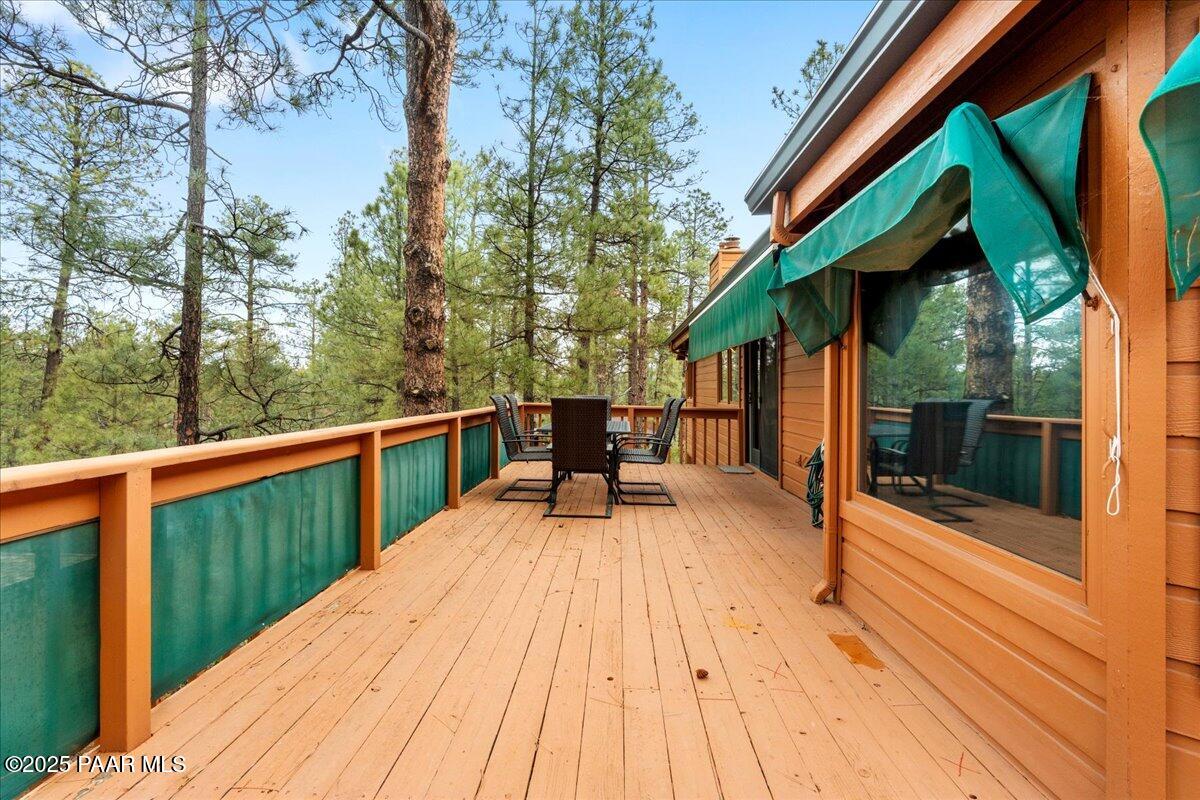 1940 Coyote Road Prescott, AZ 86303 - Photo 34 of 39 39-Living Room Deck View