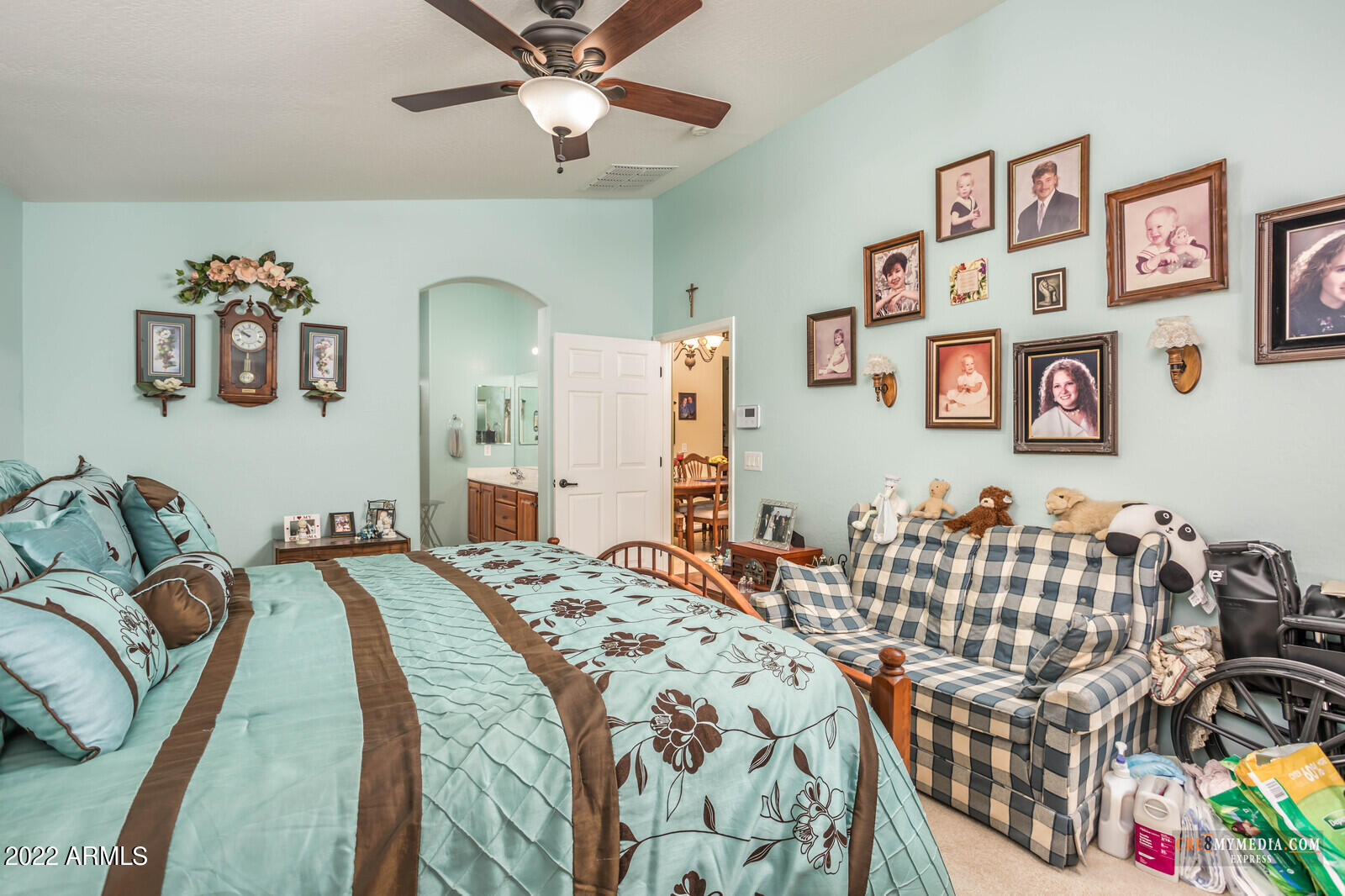45083 West Norris Road Maricopa, AZ 85139 - Photo 20 of 35 a bedroom with furniture and bed