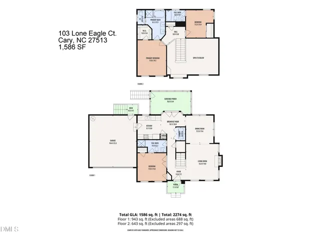 $500,000 | 103 Lone Eagle Court, Cary, NC 27513