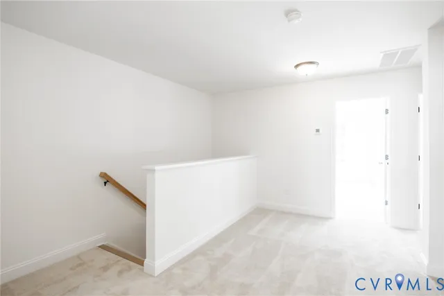 a view of an empty room