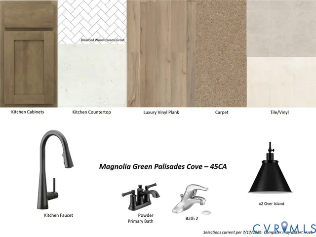 a view of a city that has tall trees