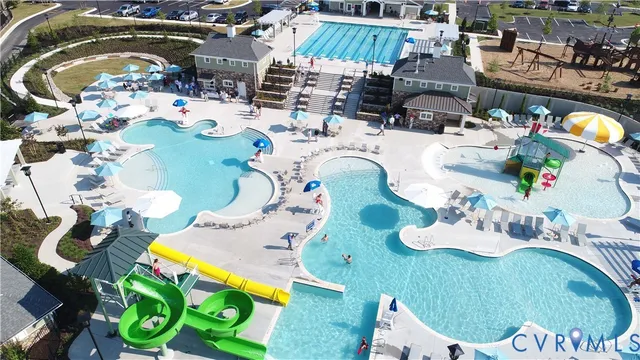 a view of a patio with couches table and chairs