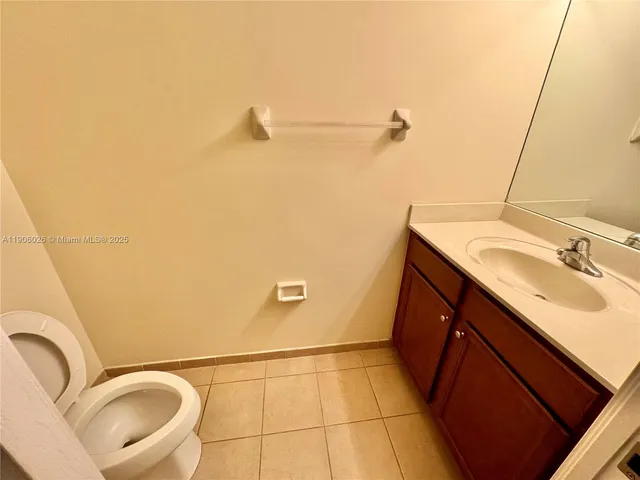 a view of a bathroom with a tub