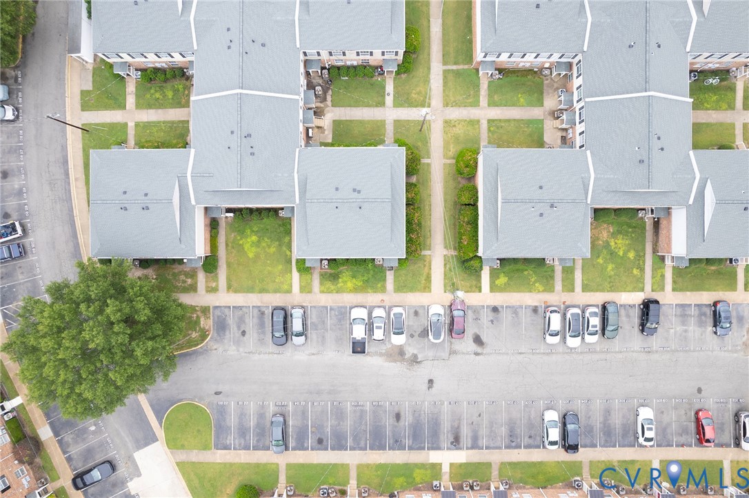 3520 East Richmond Road, Unit U106 Richmond, VA 23223 - Photo 18 of 18 an aerial view of residential house with outdoor space and swimming pool