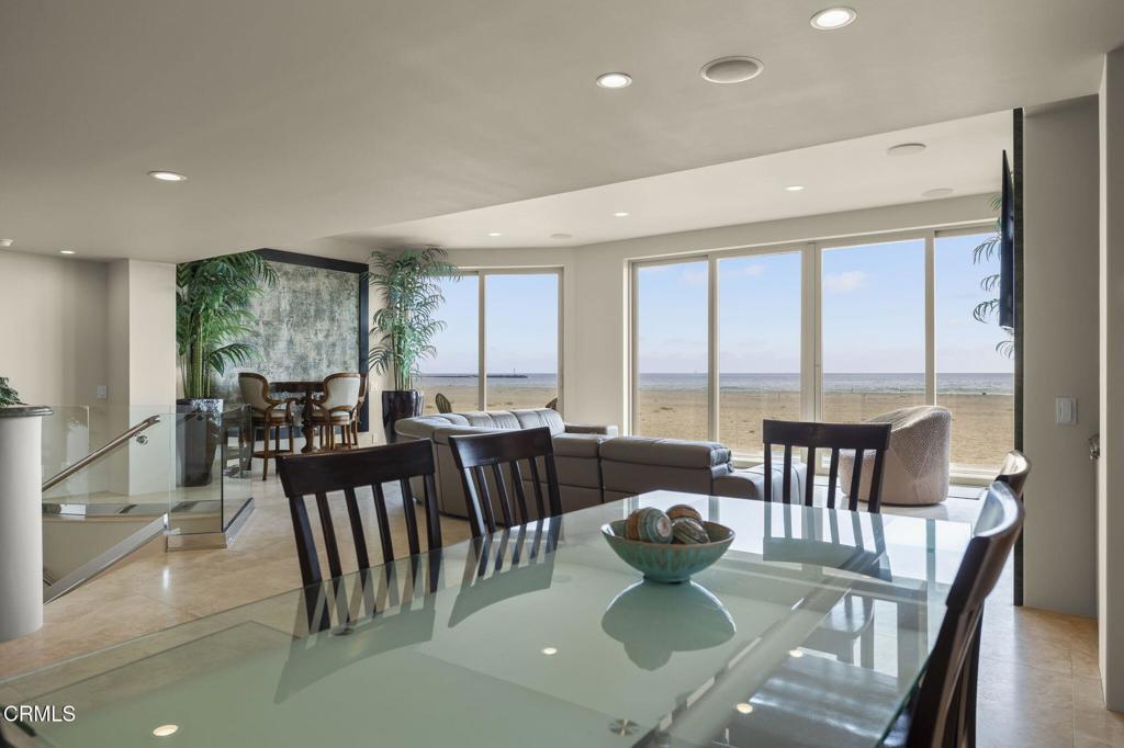3629 Ocean Drive Oxnard, CA 93035 - Photo 19 of 60 a view of a dining room with furniture window and outside view