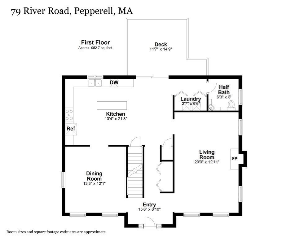 79 River Road Pepperell, MA 01463 - Photo 22 of 30 a picture of a wall with a white and white kitchen