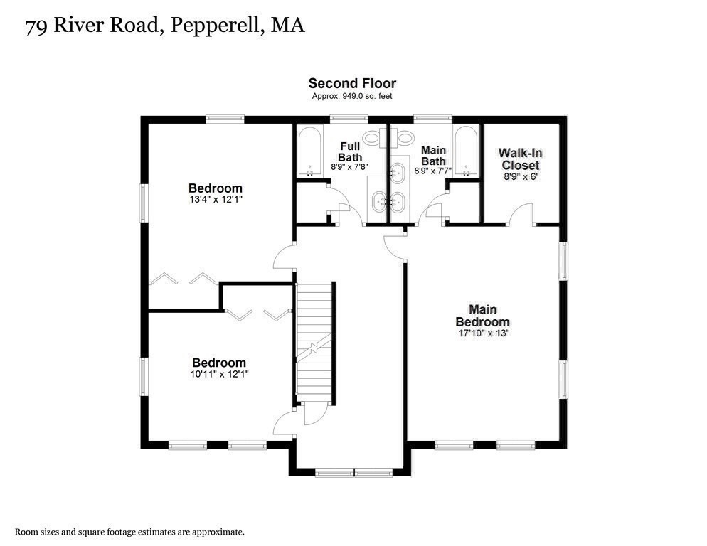 79 River Road Pepperell, MA 01463 - Photo 23 of 30 a picture of a wall with a white and white photo