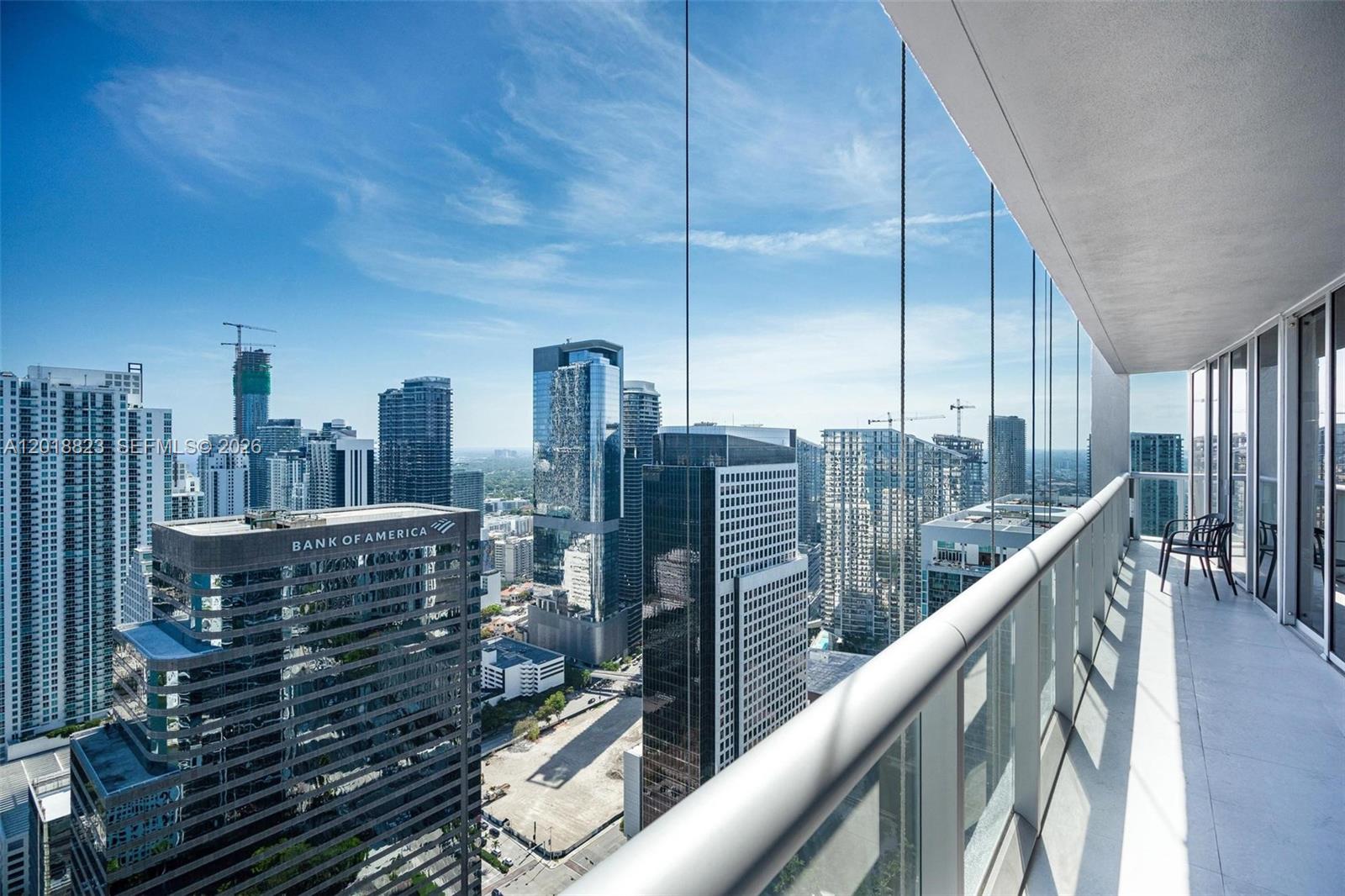 495 Brickell Avenue, Unit 4911 Miami, FL 33131 - Photo 15 of 35 a view of city from balcony