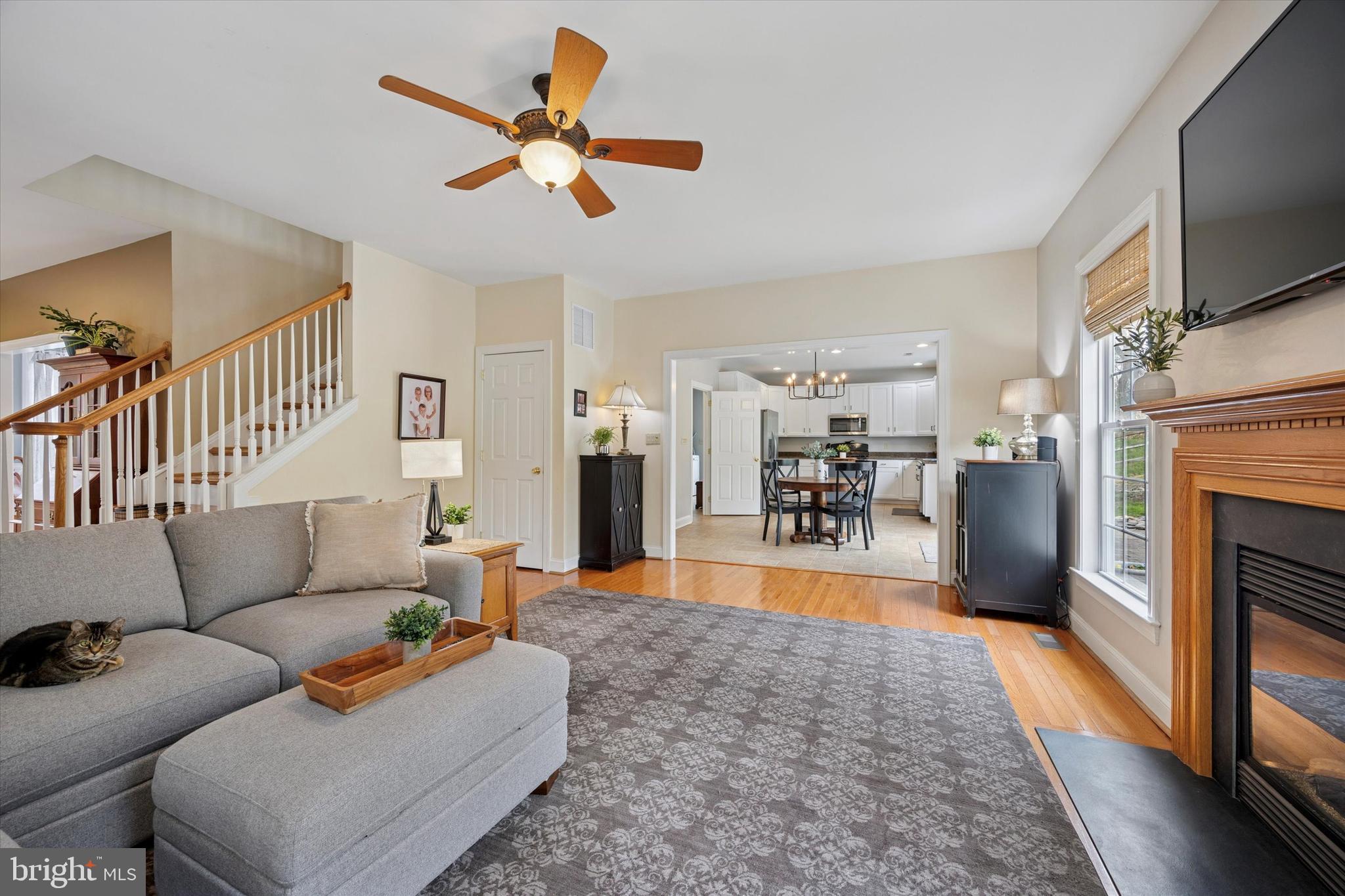321 Lenni Road Lenni, PA 19052 - Photo 11 of 35 a living room with furniture and a fireplace