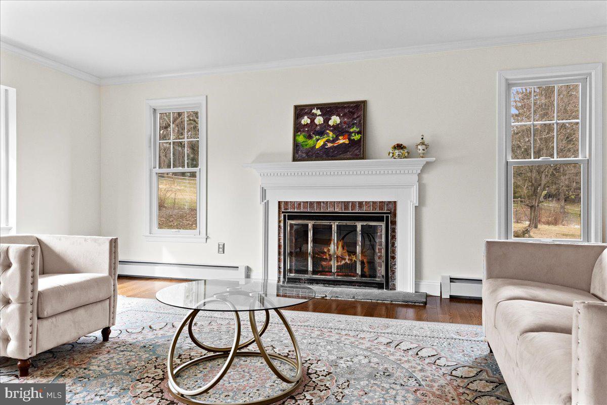 2992 Comfort Road New Hope, PA 18938 - Photo 4 of 51 Living room with wood burning fireplace