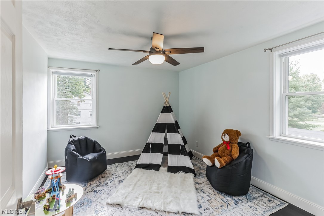 27250 Cannon Road Solon, OH 44139 - Photo 8 of 15 Recreation room featuring plenty of natural light and ceiling fan
