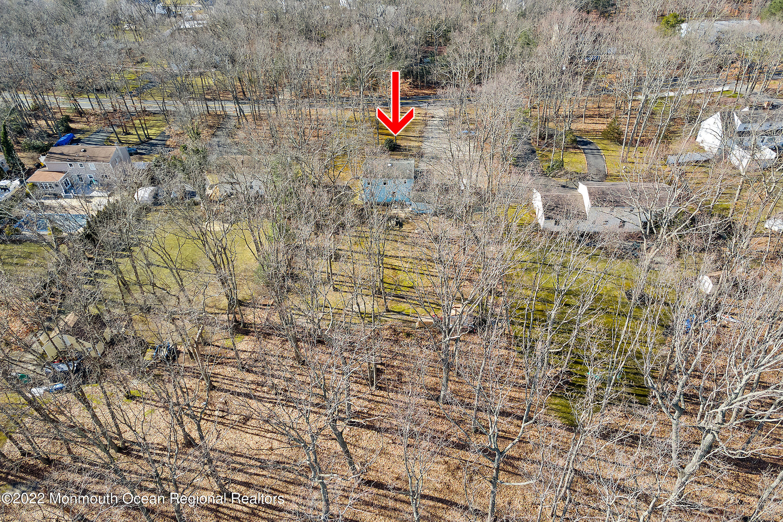 203 Bartley Road Jackson, NJ 08527 - Photo 28 of 30 RearAerial1ARROW
