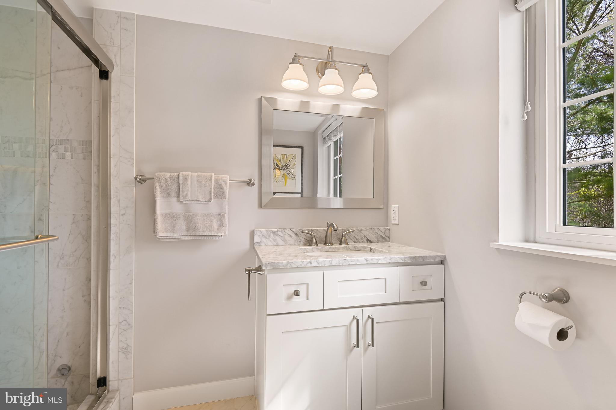 416 Rockfleet Road, Unit 202 Lutherville-Timonium, MD 21093 - Photo 23 of 30 Fully Updated Primary En Suite Bathroom