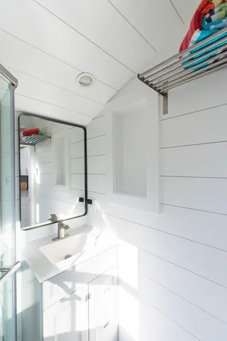 a close view of utility room