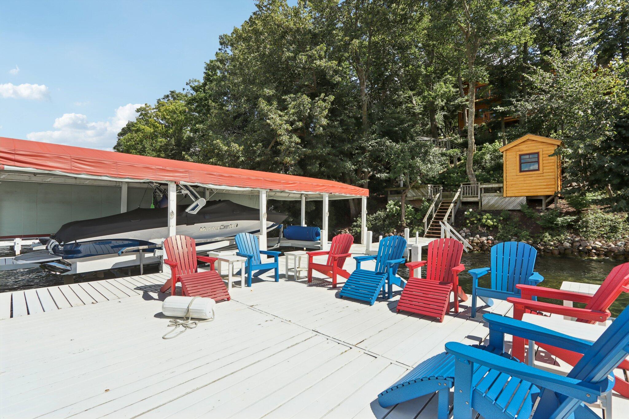 N1933 Bluff Lane, Unit PIER 653 Linn, WI 53147 - Photo 48 of 82 Lakefront Pier Deck