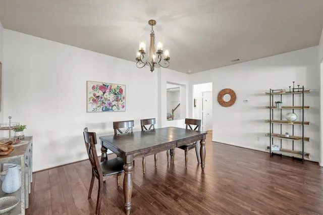 a view of a porch with a backyard