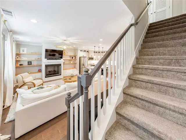 a storage room with washer and dryer