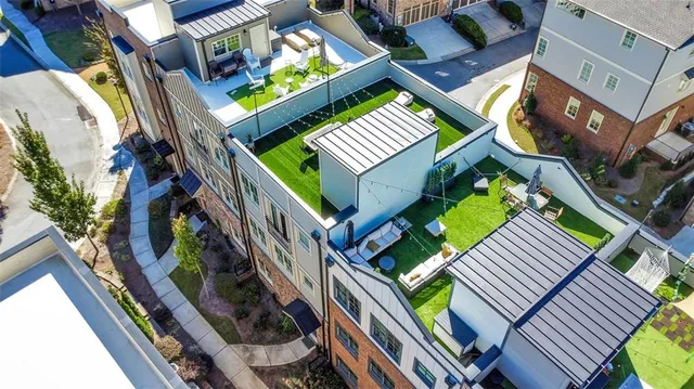 a front view of a multi story residential apartment building