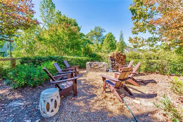 a picture of a bench in front of a door