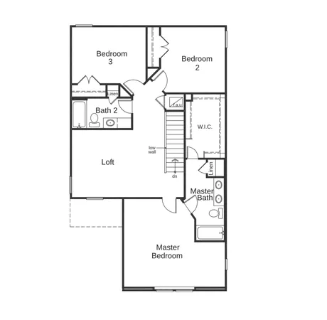 a picture of a wall with a white wall and a picture