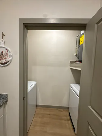 a view of hallway with stairs