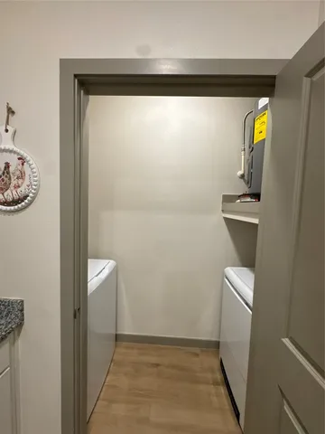 a view of hallway with stairs