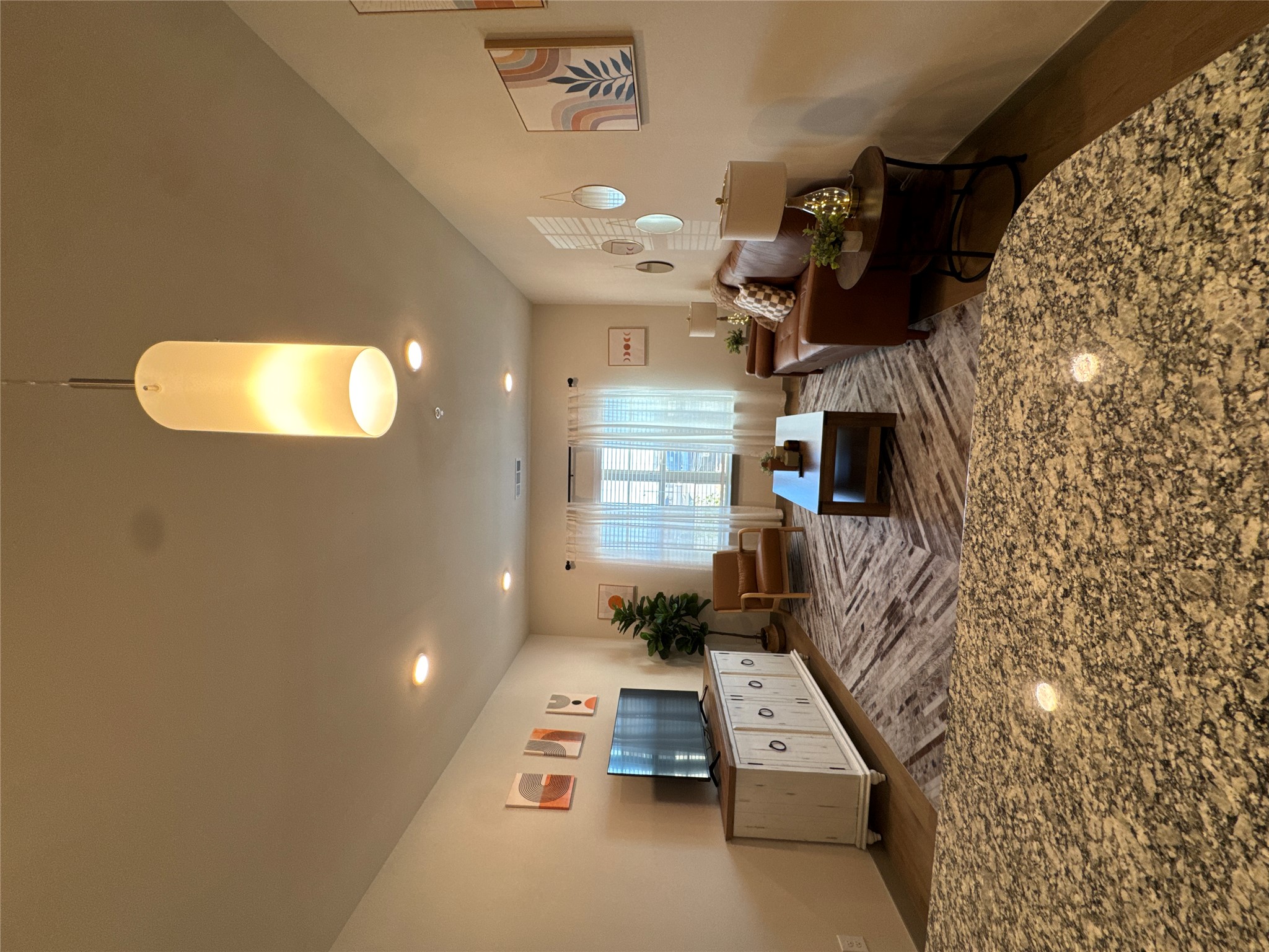 691 Union Chapel Road, Unit A1 Cedar Creek, TX 78612 - Photo 6 of 14 a living room with furniture and a flat screen tv