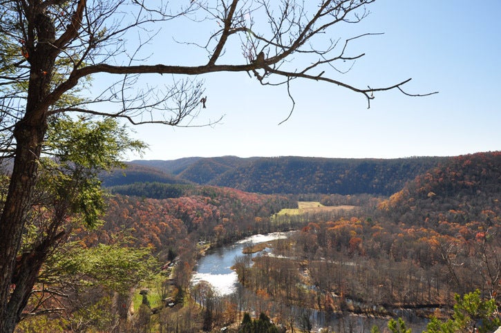 500 Julia Road Renick, WV 24966 - Photo 1 of 20 The spectacular view from the bluff overlooking the Greenbrier River towardss Droop Mountain and the Monongahela National Forest