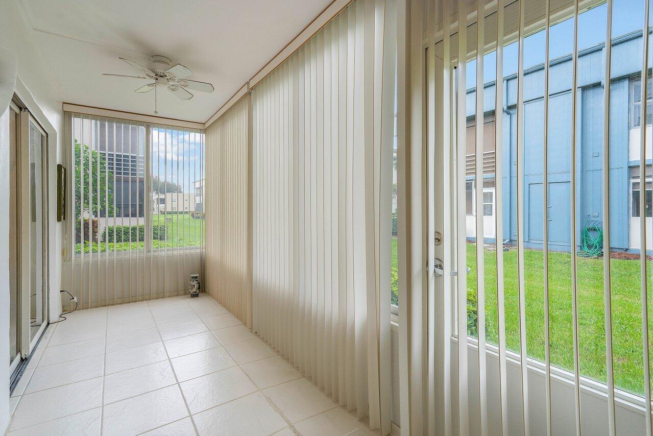 637 Normandy Lane, Unit N Delray Beach, FL 33484 - Photo 17 of 28 ENCLOSED LANAIR