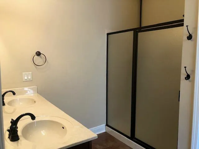 a bath tub sitting next to a window