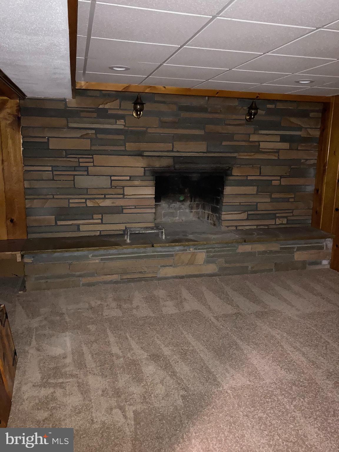 18725 Darnestown Road Poolesville, MD 20837 - Photo 14 of 21 Lower level recreation room with fireplace