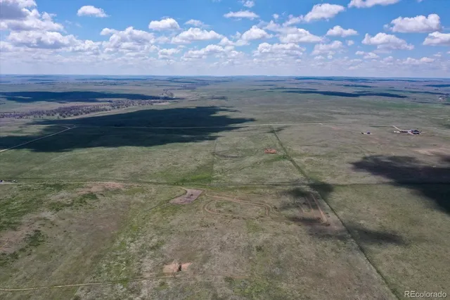 a view of a green yard