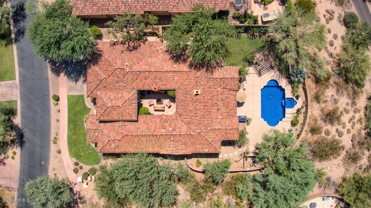9239 East Mountain Spring Road Scottsdale, AZ 85255 - Photo 51 of 70 Aerial of lot