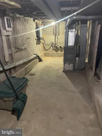 a view of storage and utility room