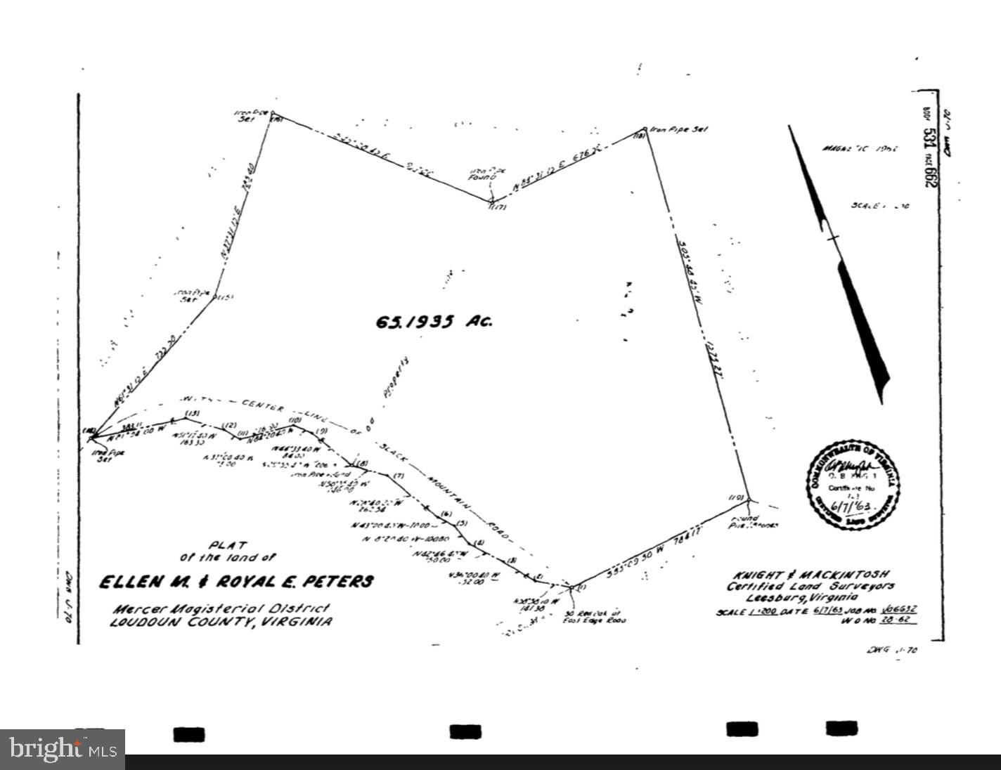 Blueridge Mountain Upperville, VA 20184 - Photo 26 of 32 Survey on record with deed