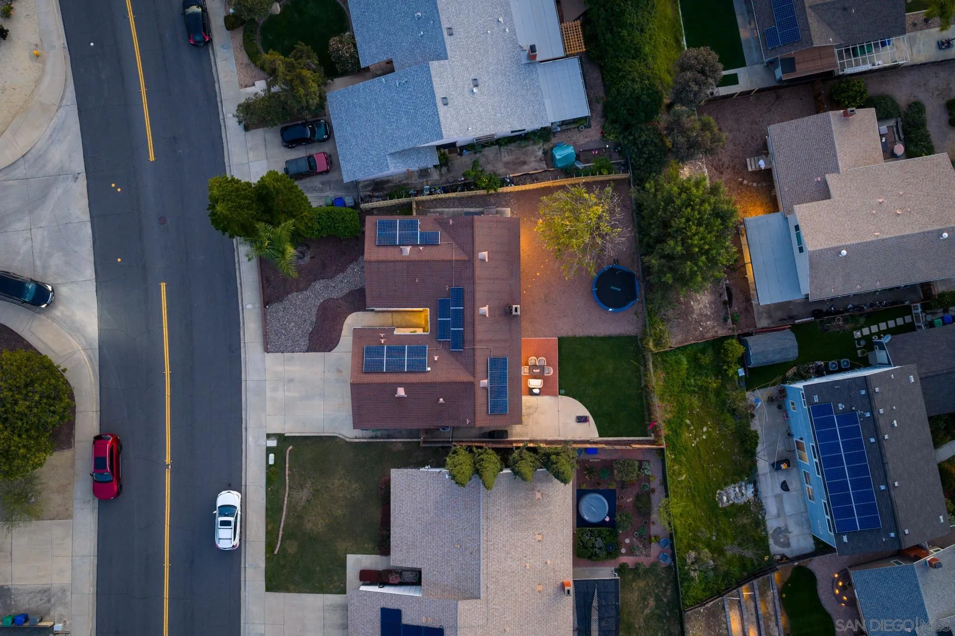 10354 Settle Road Santee, CA 92071 - Photo 38 of 56 an aerial view of houses with yard